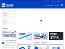 Tablet Screenshot of myprint.lt